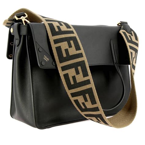 fendi roma crossbody bag|fendi bag with thick strap.